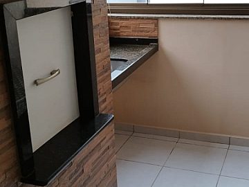 Sacada com churrasqueira