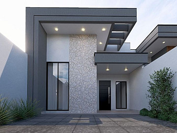 Casa t�rrea no bairro Paraiso Tropical II em Cascavel- PR