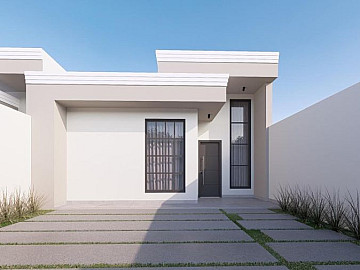 Casa em constru��o no Paraiso Tropical