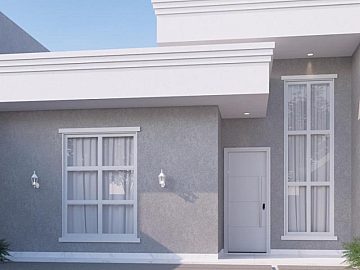 Casa em constru��o no Tropical IV