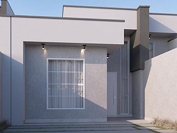 Casa em constru��o no Paraiso Tropical